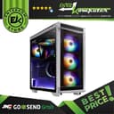 ADATA XPG BATTLECRUISER - WHITE - SIDE TEMPERED GLASS - FREE 4 PCS ARGB FAN - foto 1