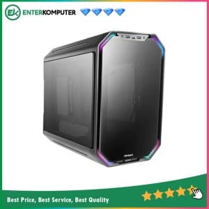 Antec DARK CUBE - mATX Gaming Case - SLIDE OPEN CASE - Type C 3.1 Ready - Tempered Glass Side Panel - foto 1