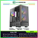 Antec P30 ARGB - Mid-Tower ATX Gaming Case - Metal Mesh Meets Premium Wood - Type-C 3.2 Gen 2 Ready - 4mm Tempered Glass Side Panel - Free 2Pcs 140mm PWM ARGB fans + 1Pc 120mm PWM ARGB fan + 2Pcs 120mm PWM Reverse fans - foto 1