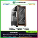 Antec FLUX - Mid-Tower Gaming Case - F-LUX Platform - 4mm Tempered Glass Side Panel - Premium Wood Material on Front Panel & Right Metal Panel - Type-C 3.2 Gen 2 Ready - FREE 3Pcs 120mm PWM Fans + 1Pcs 120mm Reverse PWM Fans + 1Pcs 140mm PWM Fans - foto 1