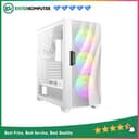 Antec DF700 FLUX WHITE - F-LUX Platform - Mesh Front & Top Panel - 4mm Tempered Glass Side Panel - FREE 3 PCS 12CM ARGB FANS + 2 PCS 12CM FAN - foto 1