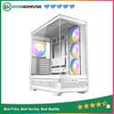 Antec CONSTELLATION C7 WHITE ARGB - Mid-Tower Gaming Case - Panoramic View - Multi-Directional AIR INTAKE and MASSIVE AIRFLOW - 4mm Tempered Glass Side Panel - Type C Ready - Free 3Pcs 120mm PWM ARGB Fans Reverse + 1Pcs 140mm PWM ARGB Fans - foto 1