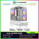 Antec CX500M ARGB WHITE - Mid-Tower Gaming Case - 4mm Tempered Glass Side Panel - Type-C 3.2 Gen 2 Ready - Free 2Pcs 120mm ARGB Fans Reverse + 1Pcs 120mm ARGB Fans - foto 1