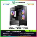 Antec CX500M ARGB - Mid-Tower Gaming Case - 4mm Tempered Glass Side Panel - Type-C 3.2 Gen 2 Ready - Free 2Pcs 120mm ARGB Fans Reverse + 1Pcs 120mm ARGB Fans - foto 1