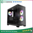 Antec CX300M RGB BLACK - Mini Tower Gaming Case - 4mm Tempered Glass Side Panel - Free 2Pcs 120mm RGB Fans Reverse + 1Pcs 120mm RGB Fans - foto 1