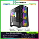 Antec AX1000 ARGB Lite - Mid-Tower Gaming Case - Sleek Geometric Design with Full-View Side - Tool-Free Panel Design - Tempered Glass Side Panel - FREE 3PCS 120mm ARGB Fans + 1PCS 120mm ARGB Fans - foto 1