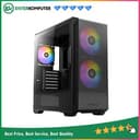Antec NX416L - Mid-Tower Gaming Case - Mesh Front Panel Design - Left Side Glass Door - Type C Ready - Free 2Pcs 16CM ARGB Fans + 1Pcs 12CM ARGB Fans - foto 1