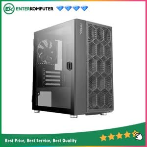 Antec NX200M - mATX Gaming Case - Left Side Glass Door - FREE 1 PCS 12CM FAN - foto 1