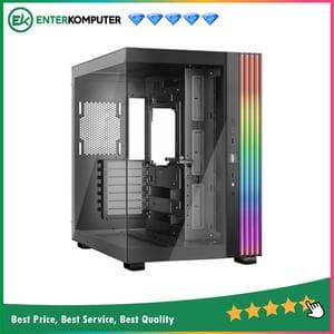be quiet! Gaming Case LIGHT BASE 600DX Black - Impressive illumination with ARGB LED Strip - Fully Windowed Front and Side Panel - Panorama Design for Perfect Visibility - foto 1