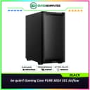 be quiet! Gaming Case PURE BASE 501 Airflow BLACK - Comfortably Compact with High Airflow Intake Front Panel and Top Cover For Maximum Performance - FREE 2PCS Pure Wings 3 140mm PWM fans - Type C 3.2 Ready - foto 1
