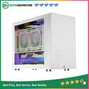 CUBE GAMING AXEL V2.0 GLASS WHITE - SIDE TEMPERED GLASS - WITH TYPE C 3.1 - MINI CASE - MOTHERBOARD MINI ITX & MATX COMPATIBLE - foto 1