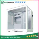 CUBE GAMING ATHOS WHITE - mATX Gaming Case - Front-Top Stylish Curve & Left Side Tempered Glass - Aesthetic Dual Chamber Design - Airflow Potential - Panoramic View with Minimalist Display Front It! - foto 1