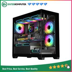 Aigo Darkflash C218M M-ATX - Black - foto 1