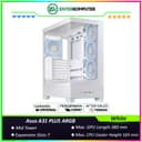 Asus A31 PLUS ARGB White Boundless Panoramic View ATX Case - foto 1