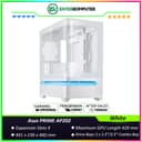 Asus PRIME AP202 White Edition - Air Floating mATX Panoramic Case with Curved Tempered Glass - foto 1