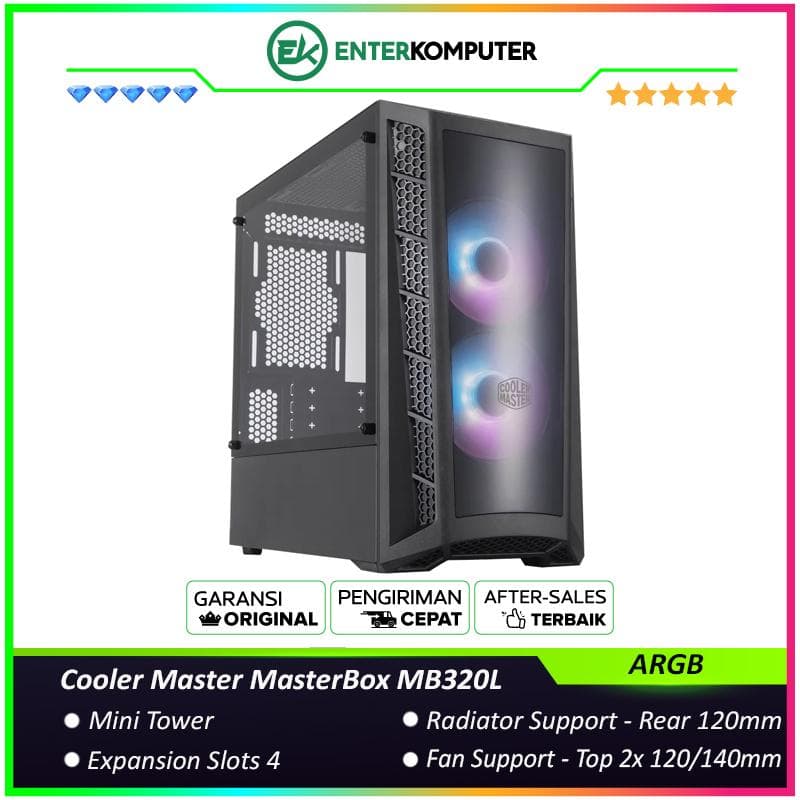 Cooler Master MasterBox MB320L ARGB - foto 1