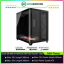 Corsair AIR 5400 LX-R RGB iCUE LINK Triple Chamber Mid-Tower PC Case - Black - foto 1