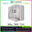 Corsair AIR 5400 RS-R ARGB Triple Chamber Mid-Tower PC Case - White - foto 1