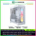 Corsair FRAME 4500X RS-R ARGB Panoramic Glass Mid-Tower PC Case - White - foto 1