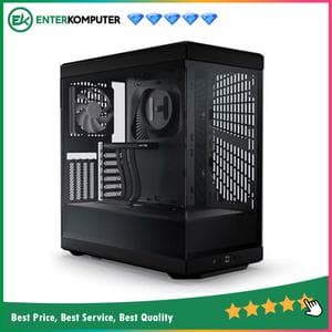 Hyte Y40 Pitch Black - S-Tier Aesthetic ATX Case - foto 1