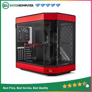 Hyte Y60 Black Cherry - Modern Aesthetic Dual Chamber ATX Case - foto 1