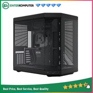 Hyte Y70 Black - Modern Aesthetic Dual Chamber ATX Case - foto 1