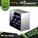 Jonsbo A4 Silver - ITX Case - Aluminum Magnesium Case -  Tempered Glass Side Window - PSU Support SFX/SFX-L - foto 1
