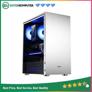 Jonsbo C3-PLUS SILVER - mATX - Aluminum Case - Tempered Glass Side Window - foto 1