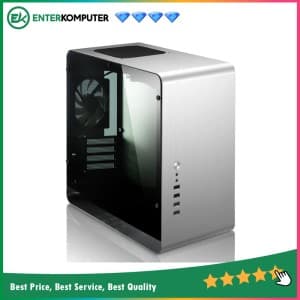 Jonsbo UMX3W SILVER - mATX - Aluminum Case - Tempered Glass Side Window - foto 1