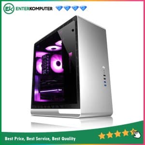 Jonsbo UMX4W SILVER - ATX - Aluminum Case - Tempered Glass Side Window - foto 1