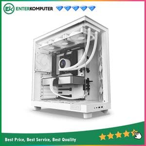 NZXT H6 Flow White - Compact Dual-Chamber Mid-Tower Airflow Case - foto 1
