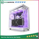 NZXT H6 Flow RGB White - Compact Dual-Chamber Mid-Tower Airflow Case with RGB Fans - foto 1