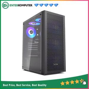 PCCooler Diamond MA100 Mesh Black - Tempered Glass - foto 1