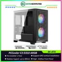 PCCooler C3 D310 Black ARGB - Tempered Glass - foto 1