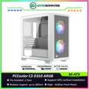 PCCooler C3 D310 White ARGB - Tempered Glass - foto 1