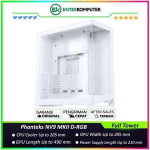 Phanteks NV9 MKII Matte White D-RGB Near-seamless Glass View Full Tower Case - foto 1