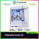 Phanteks Evolv S2 Silver White Unique See-through Glass Mid-Tower Case - foto 1