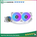 LIAN LI GALAHAD II TRINITY 240 WHITE - AIO ARGB EXTREME COOLING - 3TYPES OF PUMP COVER - IMPROVED DESIGNS & IMPROVED PERFORMANCE - foto 1