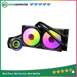 LIAN LI GALAHAD II TRINITY UNI FAN SL-INFINITY 240 BLACK - AIO ARGB EXTREME COOLING - 3TYPES OF PUMP COVER - IMPROVED DESIGNS & IMPROVED PERFORMANCE - foto 1