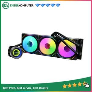 LIAN LI GALAHAD II TRINITY UNI FAN SL-INFINITY 360 BLACK - AIO ARGB EXTREME COOLING - 3TYPES OF PUMP COVER - IMPROVED DESIGNS & IMPROVED PERFORMANCE - foto 1