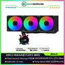 LIAN LI Hydroshift II LCD-C 360CL BLACK with 2.1” IPS 60Hz LCD Screen - Enhanced Compatibility - Boldly Unique, Brilliantly Upgraded & Better Performance - Side-Mounted Design with Optimized Cable Managment - foto 1