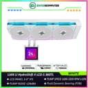 LIAN LI HydroShift II LCD-S 360TL WHITE with 3.4 IPS 60Hz LCD Screen - Improved Performance - Uniquely Cool, Now Reimagined - Magnetic Hot-swap Display - Side-Mounted Design with Optimized Cable Managment - foto 1