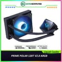 PRIME POLAR 120T V2.0 ARGB Liquid Cooler with Rainbow Effect Pump Head - foto 1