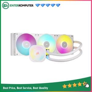 Corsair iCUE LINK TITAN 360 RX RGB White AIO Liquid CPU Cooler - foto 1