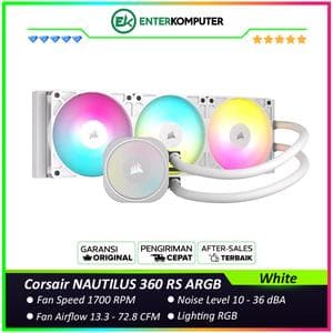 Corsair NAUTILUS 360 RS ARGB White Liquid CPU Cooler - foto 1