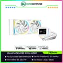 DeepCool LM240 White ARGB 240mm Liquid Cooler with 2.4 LCD Screen - foto 1
