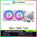 MSI MAG CoreLiquid I240 White - Support LGA1700/LGA1851/AM5 - foto 1