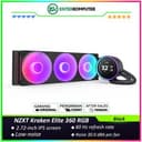 NZXT Kraken Elite 360 RGB Black 360mm AIO Liquid Cooler with 2.72 IPS LCD & RGB - foto 1