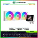 PCCooler GT360M ARGB Display White 2.8 IPS Magnetic Screen Liquid Cooler - foto 1