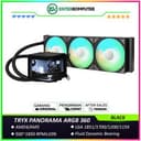 TRYX PANORAMA ARGB 360 BLACK L-shaped AMOLED Screen Liquid Cooler - foto 1